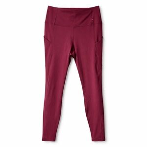 Fabletics XXL Burgundy Active Leggings